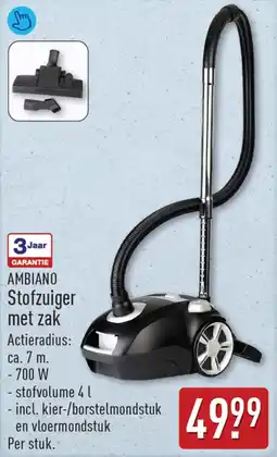ALDI Ambiano Stofzuiger met zak aanbieding