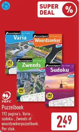 ALDI Puzzelboek aanbieding