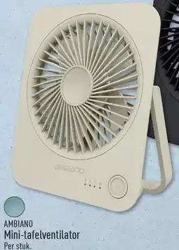 ALDI Ambiano Mini-tafelventilator aanbieding