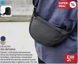ALDI Live in Style Anti-diefstaltas aanbieding