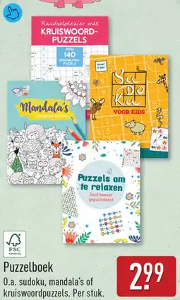 ALDI Puzzelboek aanbieding