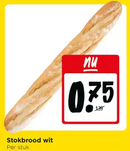 Jumbo Stokbrood wit aanbieding