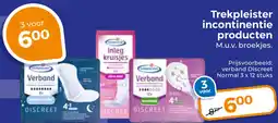 Trekpleister Trekpleister incontinentie producten aanbieding