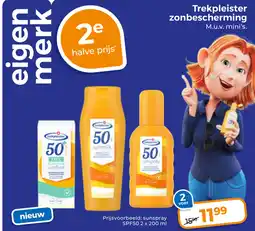 Trekpleister Trekpleister zonbescherming aanbieding