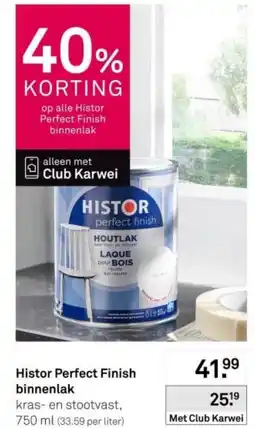 Karwei Histor perfect finish binnenlak aanbieding