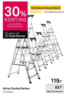 Karwei Altrex double decker aanbieding