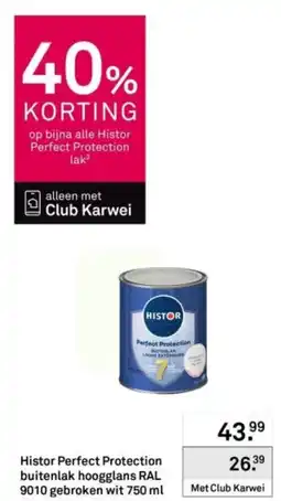 Karwei Histor Perfect Protection buitenlak hoogglans aanbieding