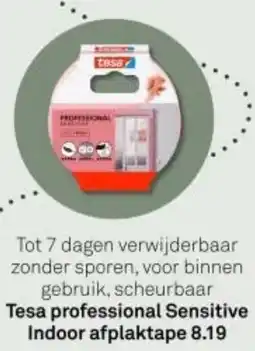 Karwei Tesa professional Sensitive Indoor afplaktape aanbieding