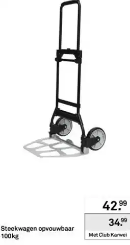 Karwei Steekwagen opvouwbaar aanbieding
