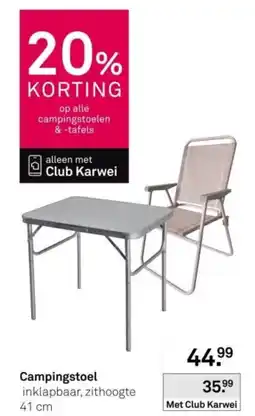 Karwei Campingstoel aanbieding