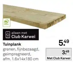 Karwei Tuinplank aanbieding