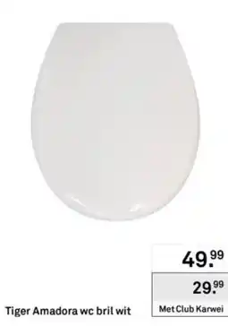 Karwei Tiger Amadora wc bril wit aanbieding