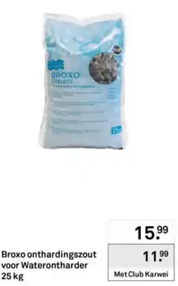 Karwei Broxo onthardingszout voor waterontharder aanbieding