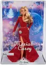 Bol.com Barbie Mariah Carey Kerstpop Rood aanbieding