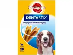Hoogvliet Pedigree Dentastix dagelijkse mondverzorging 10-25 kg aanbieding