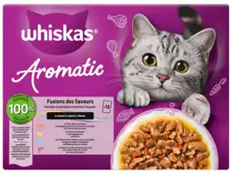 Hoogvliet Whiskas Aromtatic selection in saus aanbieding