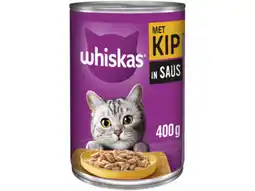 Hoogvliet Whiskas Kip in saus aanbieding