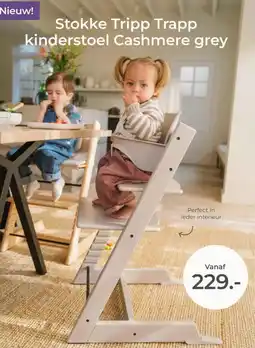 Prenatal Stokke Tripp Trapp kinderstoel Cashmere grey aanbieding