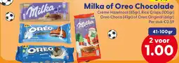 Die Grenze Milka of Oreo Chocolade aanbieding