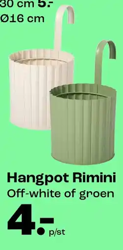 Kwantum Hangpot Rimini aanbieding