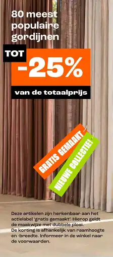 Kwantum 80 meest populaire gordijnen aanbieding