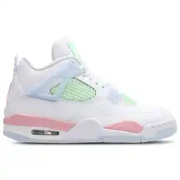 Foot Locker Jordan Retro 4 Kindersneakers - Wit - Maat 36 - Leer aanbieding