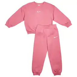 Foot Locker Nike Essential Crew Trainingspakken Peuter - Roze - Maat 92 - 98 CM - Katoen Fleece aanbieding
