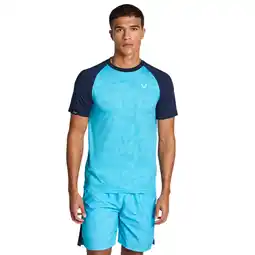 Foot Locker Okami Achieve T-shirts Heren - Blauw - Maat XS - Poly Jersey aanbieding