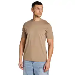 Foot Locker LCKR Moswood T-shirts Heren - Bruin - Maat XS - Katoen Jersey aanbieding