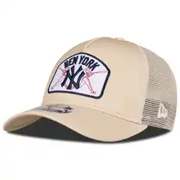 Foot Locker New Era A-frame Mlb New York Yankees Trucker Unisex - Beige - One Size - Katoen aanbieding
