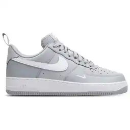Foot Locker Nike Air Force Sneakers Heren - Grijs - Maat 40 - Leer aanbieding