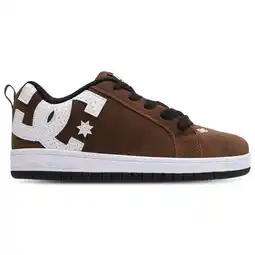 Foot Locker DC Shoes Court Graffik Kindersneakers - Bruin - Maat 35 - Nubuck aanbieding