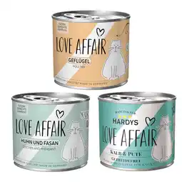 Zooplus Hardys LOVE AFFAIR 6 x 200 g / 185 g - Mixpakket (3 Soorten, 6 x 200 g) aanbieding