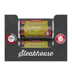 Zooplus 12x 500g Fleischeslust Steakhouse Sensitive puur geiten natvoer voor honden aanbieding
