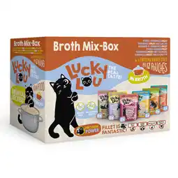 Zooplus Lucky Lou Extra voedselfilet in bouillon 12 x 70 g - Mixpakket (6 Soorten) aanbieding