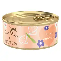 Zooplus 18x70g Terra Felis Kitten kip nat kattenvoer aanbieding