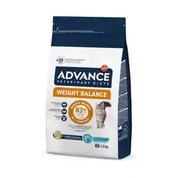 Zooplus 1,5kg Advance Veterinary Diets Weight Balance droog kattenvoer aanbieding