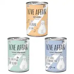 Zooplus 6x400g gemengde verpakking (3 soorten) Hardys LOVE AFFAIR nat kattenvoer aanbieding