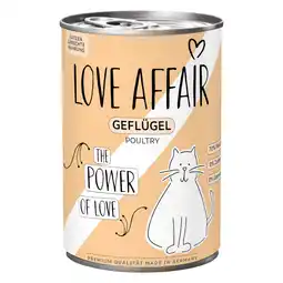 Zooplus 6x400g Gevogelte Hardys LOVE AFFAIR natvoer voor katten aanbieding