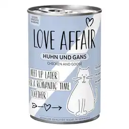 Zooplus 6x400g Kip & Gans Hardys LOVE AFFAIR natvoer voor katten aanbieding