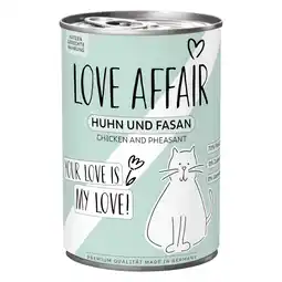 Zooplus 6x400g Kip & Fazant Hardys LOVE AFFAIR natvoer voor katten aanbieding