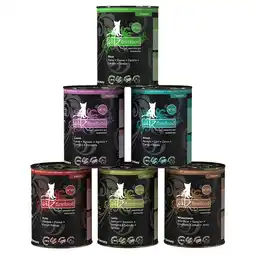 Zooplus catz finefood Purrrr Blik 6 x 400 g - Mix II (Kip, Lam, Zalm, Hertenvlees, Paard, Wild Zwijn) aanbieding