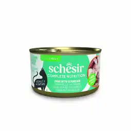 Zooplus 6x85g Tonijn met zeebrasem Schesir Complete Nutrition kattenvoer in gelei Natvoer voor katten aanbieding