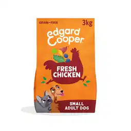 Zooplus Edgard & Cooper Small Adult Hond Kip graanvrij - 3 kg aanbieding