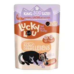 Zooplus 300g Lucky Lou Adult Gevogelte & Zalm nat kattenvoer aanbieding