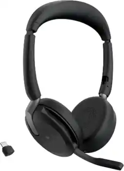 Coolblue Jabra Evolve2 65 Flex USB C MS Draadloze Office Headset aanbieding