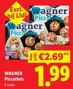 Lidl Wagner Piccolinis aanbieding