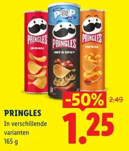 Lidl Pringles aanbieding