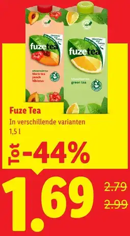 Lidl Fuze Tea aanbieding