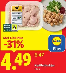 Lidl Kipfiletblokjes aanbieding